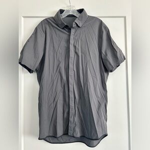 LULULEMON MENS POLO SZ MEDIUM